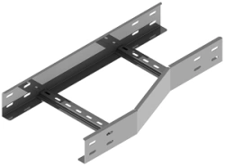 Right Reduction Cable Tray KTU 00x00x00 R for Cable Transition
