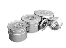 Round Sterilization Box with Filter KSKF - "Oka-Medic