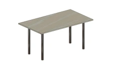 Metal and MDF Dining Table Model GM 31.09.12.131.005.20.00
