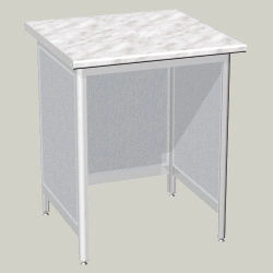 STV-L1 Work Table with Rectangular Top and Adjustable Legs