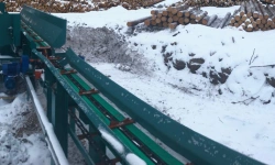 Longitudinal Receiving and Measuring Log Transporter AXEL 05-2