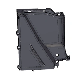 Front Wheel Arch Trim Left for GARNITURE AV PASSAGE ROUE AR Model 96814283ZD