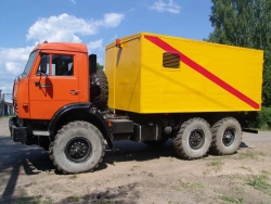 Special Vehicle for Transporting Explosives Model 574224 on KAMAZ-5350-D5 Chassis