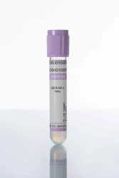 Vacuum Blood Collection Tubes with K2 EDTA and Gel, 13x75 mm, 3.5 ml
