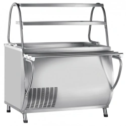 High-Temperature Refrigerated Display Counter with Neutral Cabinet PVV(N)-70M-NSh