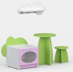 Children's Play Kitchen "Houses" - TDI Kids Series