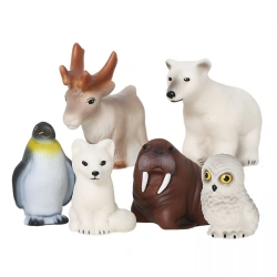Arctic and Antarctic Animals PVC Figurine Set, V3467
