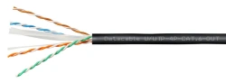Symmetrical Communication Cable for Digital Transmission Systems Datacable U/UTP Cat 6 Outdoor