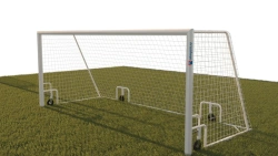 Mobile Aluminum Profile Football Goals with Wheels - OS-15337