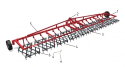 Spring Harrow BNZ-9P for Soil Preparation