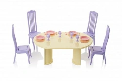 Little Princess Dollhouse Dining Set