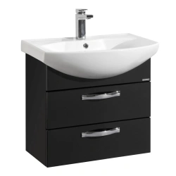 Aquaton Aria 65 M Black Gloss Vanity Cabinet