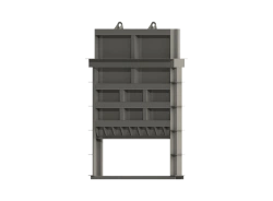 Shield gates Vökker FR-4R-P1-SA 800 x 800