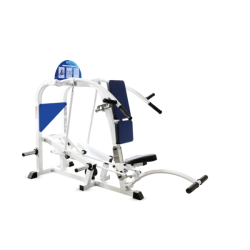 Vertical Press Exercise Machine with Free Weights