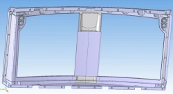 Rear Mask with Split Glass Assembly 6241-03-5602500-01