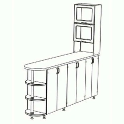 Bar Counter for Comfortable Dining and Workspaces