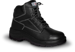 Men's Leather Safety Boots with Heat-Resistant and Oil-Resistant Sole" Model: [Model/Code]