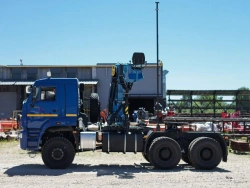 Hydraulic Loading Crane Truck KMA Based on KAMAZ 53504 Model 51K10N-UN