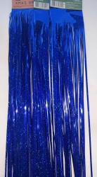 Blue Christmas Tinsel 20x50 cm