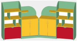 Umka Wall Unit Art. S.06.92 - Versatile Storage Solution