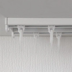 Compact Aluminum Profile Curtain Rod with Special Grooves, Art. 0067
