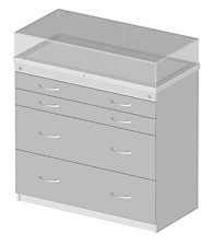 Horizontal Display Case 988x500x1035 mm