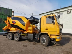 Concrete Mixer Truck ABS-9DO on MAZ-63122J Chassis