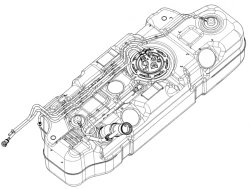 Plastic Fuel Tank for Business Gazelle Benzin 32212-1101006-30