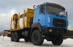 Cargo Crane Truck 6377P3-10 on Ural 4320 Chassis