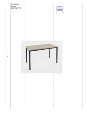Loft Style Dining Table 160x80 cm