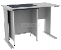 Laboratory Wall Table SV 1200 "LABROMED-3" with Stone Top