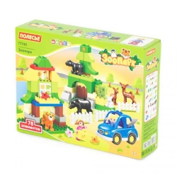 Maxi Constructor Zoo" - 78 Elements (in Box), Code 77745