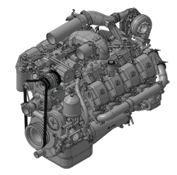 8-Cylinder V-Type Diesel Engine 8523.10