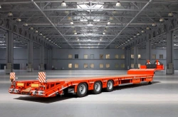 Specialized Heavy-Duty Semi-Trailer Tversoyrmash 993931 Modification 0025 with Ramps