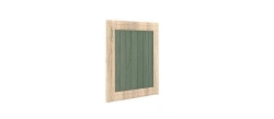 Country LD 245090.000 Panel Door 500 (Frame Set) Light Sonome H/Green Sonome H
