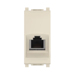 CADUCEUS ALING Experience RJ12 Phone Socket Cat.3, 1M, Beige, Art. 74212.9