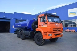 Food Liquid Tank Truck UZST Type 6620-42 on KAMAZ 43502-D5