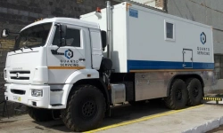 Self-Propelled Logging Lift PKS Model 69574G on KAMAZ-5350-D5 Chassis