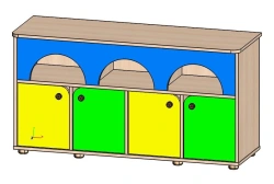 Children's Cabinet Aqua-01