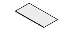 Office Wooden Straight Tabletop - Work Furniture Set