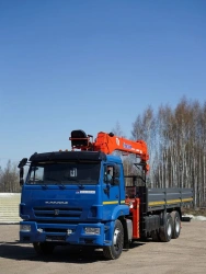 Hydraulic Loading Crane Truck KMA on KAMAZ 65117 64K32N-UD