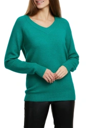 Customizable Women's Pullover Made from Blended Yarn