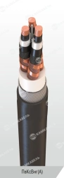 Power Cable with Copper Conductors and Cross-Linked Polyethylene Insulation, 6-35 kV, PvkSVng(A)-LS