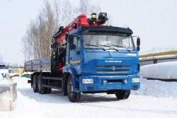 Multi-functional Hydraulic Crane Truck KMA on KAMAZ 43118 - 41K12N-UF