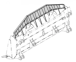 Semi-U-Shaped Excavation Blade Model 9057174 for Construction