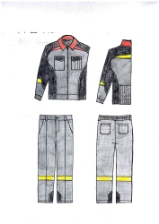 K-2 Men's Protective Suit for Industrial Contamination