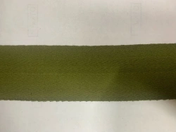 Technical Textile Tape 50mm Width, 140kg Break Load, Khaki Color