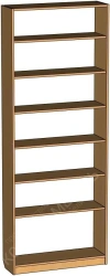 Wooden Library Shelf SB-01 with 16mm MDF and 2mm Edge Banding