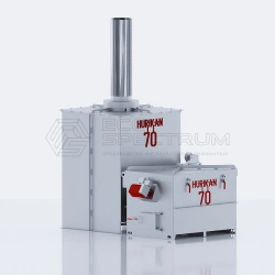 HURIKAN 70 Incinerator for Waste Disposal