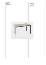 Loft Style Table with High Strength Laminated Surface
